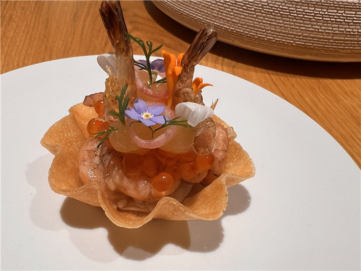 shrimp tartlet